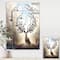 Designart - Deer With Blossoming Antlers - Cottage Canvas Wall Art